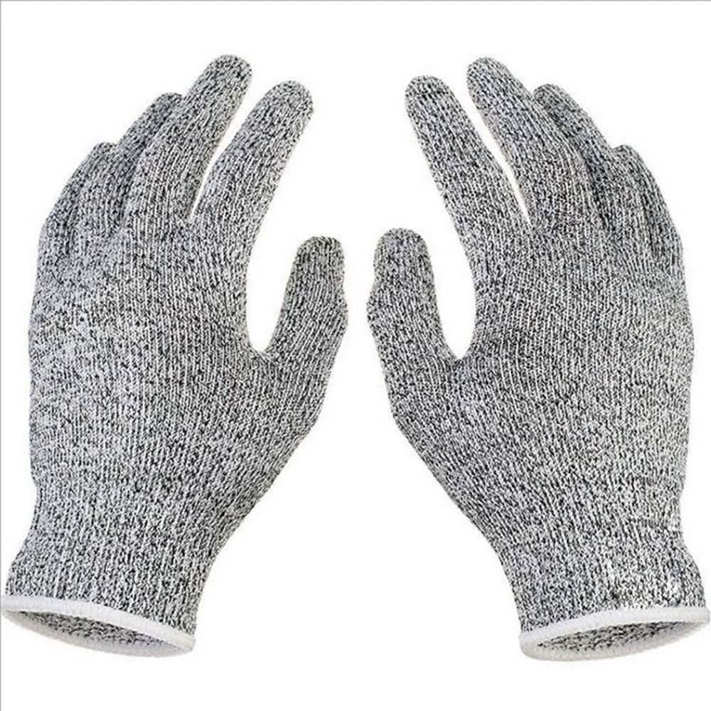 Guantes anticorte Grado 5 de seguridad a prueba de cortes y resistente a puñaladas de acero inoxidable