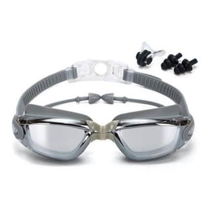 Gafas de natación antivaho con tapones para los oídos