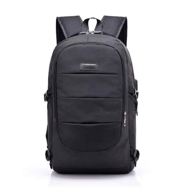 Mochila Clásica Antirrobo Impermeable con Puerto de Carga USB e Interfaz de Auriculares