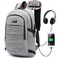 Mochila Clásica Antirrobo Impermeable con Puerto de Carga USB e Interfaz de Auriculares