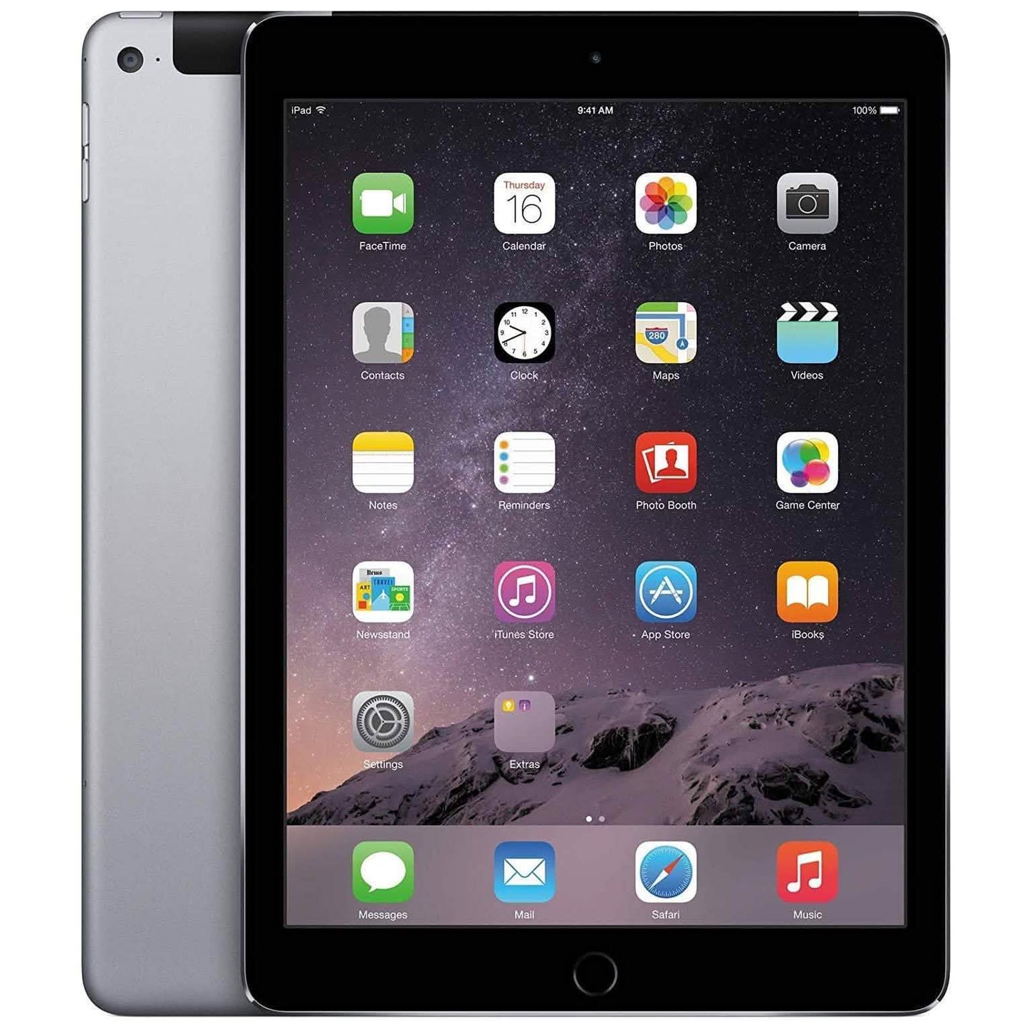Apple iPad Air 2 Wi-Fi + Cellular 4G LTE - Totalmente Desbloqueado (Reacondicionado)