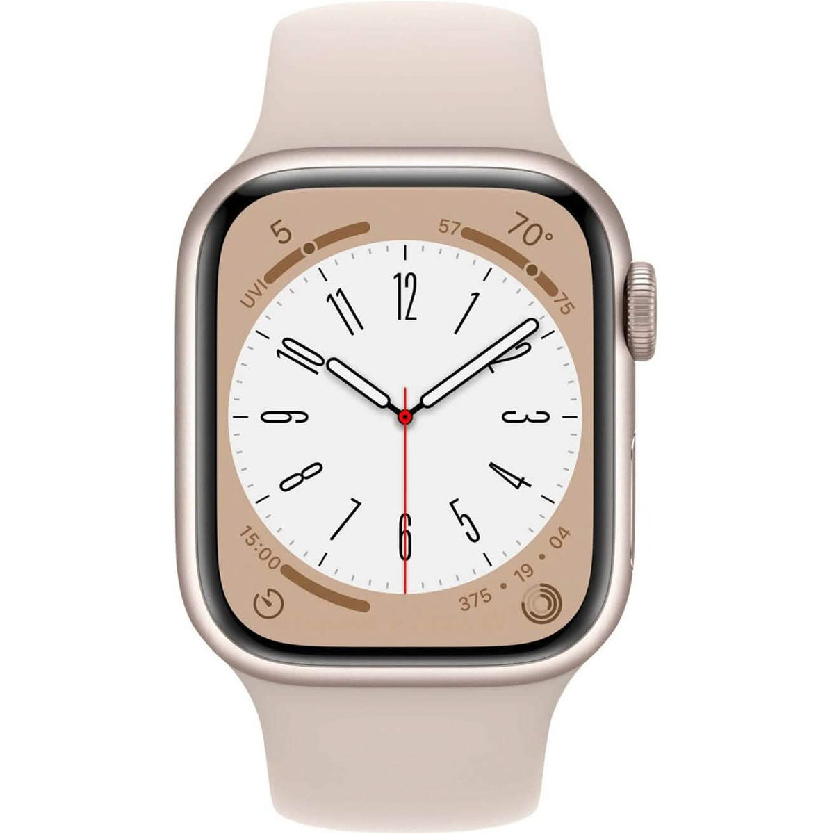 Apple Watch Series 8 (GPS) de 41 mm con caja de aluminio y correa deportiva - S/M (reacondicionado)