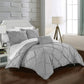 Armi Pinch-Pleated Microfiber Duvet Cover Set