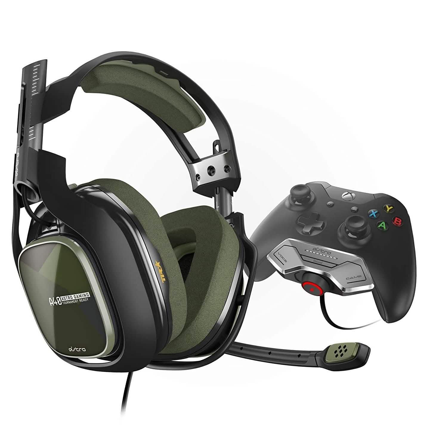 Auriculares ASTRO Gaming A40 TR + MixAmp M80 para Xbox One (Reacondicionado)