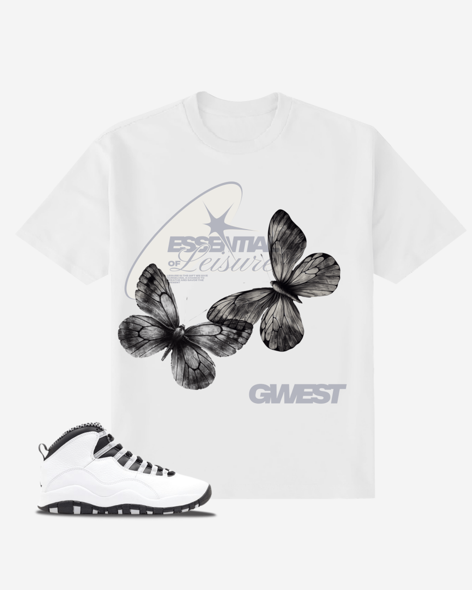 G West Butterfly Oversized T-Shirt Mens