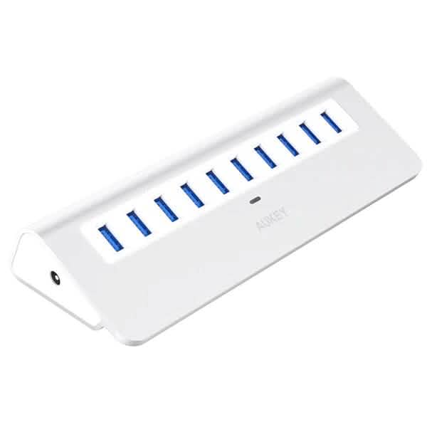 Concentrador USB 3.0 Aukey de 10 puertos CB-H6