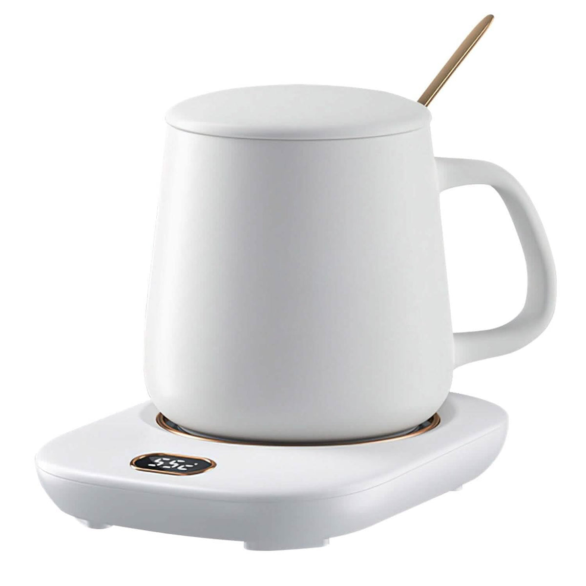 Placa Calentadora USB para Tazas de Café con Apagado Automático y 3 Niveles de Temperatura