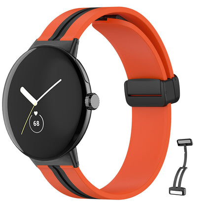 Dogari compatible con Google Pixel Watch 3 de 41 mm/Correa de Google Pixel Watch 2/Correa de Google Pixel Watch para mujeres y hombres Correas de repuesto deportivas de silicona impermeables para Pixel Watch 2/Pixel Watch