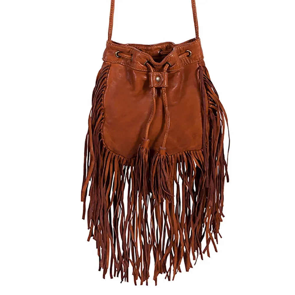 Bolso Bucket Scully Western Cascade Fringe - Bolso de mujer