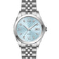 Reloj de pulsera BESTKANG para mujer, reloj de cuarzo de acero inoxidable, reloj luminoso resistente al agua, relojes de negocios para mujer (azul)