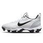 Nike Force Trout 9 Keystone Low Tacos de Béisbol de Goma SZ 10.5 Blancos | Negros