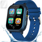 Kids Smart Watch Gift for Boys Ages 3-12 IP67 Waterproof 32 Puzzle Games HD Touchscreen Dual Camera Video Pedometer Music Player Kids Watch Toy Birthday Gifts for Boys Ages 5 6 7 8 9 10 (Blue)