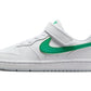 Nike Court Borough Low Recraft Baby/Toddler Shoes (DV5458-109 White/Football Grey/Stadium Green) Size 3