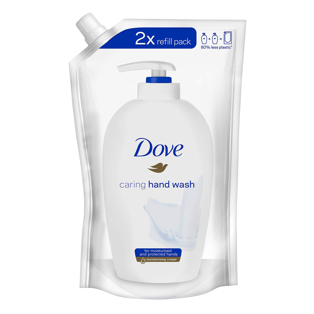DOVE 500ml Jabón líquido para manos, repuesto original