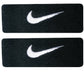 Bandas de bíceps Nike Swoosh (Negro/Blanco Talla única)
