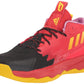 adidas Dame 8 Basketball Shoe Red/Team Yellow/Impact Orange 12.5 US Unisex Little Kid