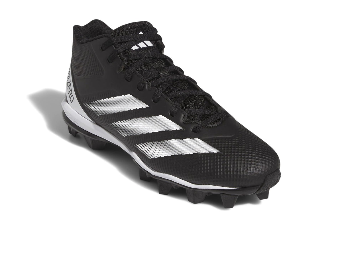 adidas Hombre Adizero Impact.2 Spark Zapatilla de fútbol moldeada Negro/Blanco/Negro 9.5