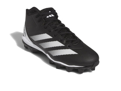 adidas Hombre Adizero Impact.2 Spark Zapatilla de fútbol moldeada Negro/Blanco/Negro 9.5