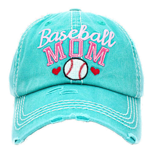 Baseball MOM Vintage Baseball Cap