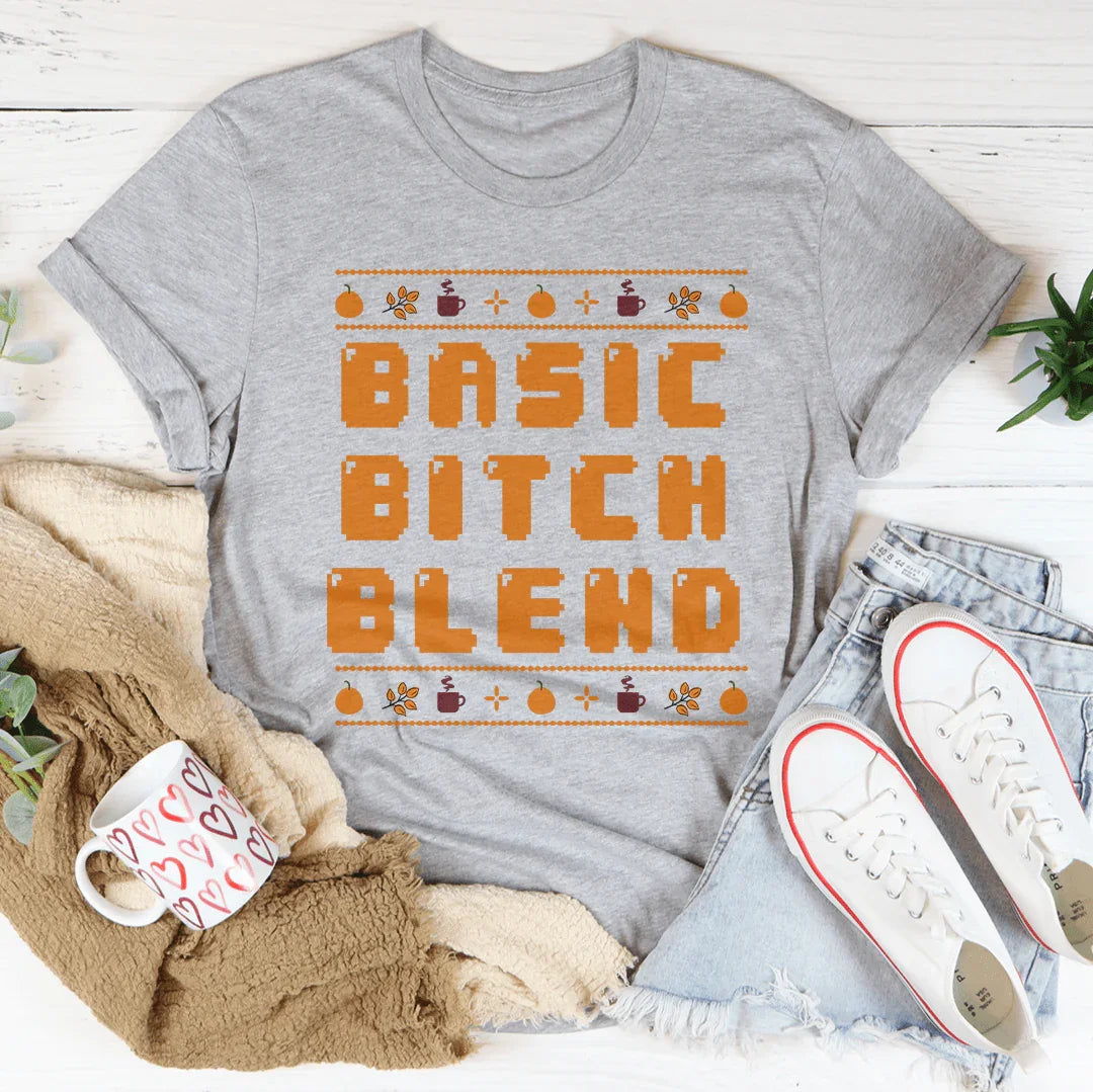 Coffee Humor Casual Shirt – "Basic B Blend"