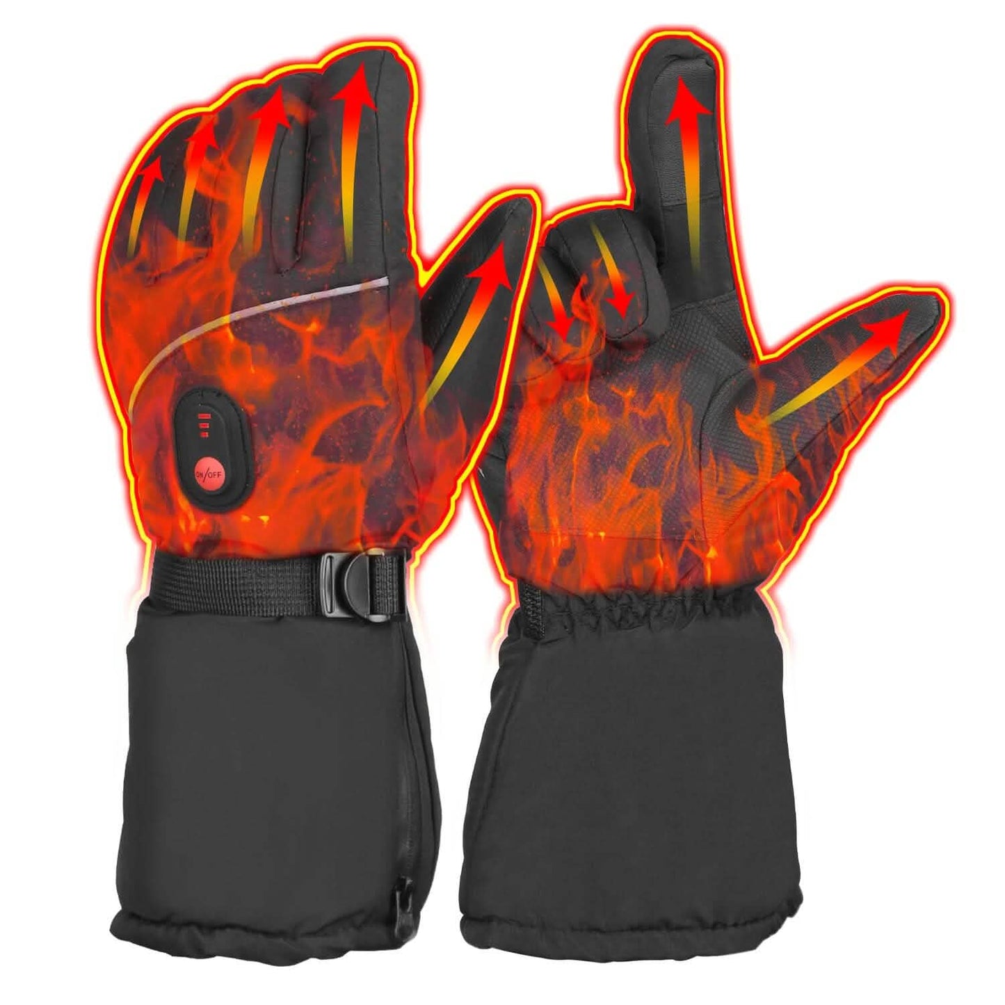 Guantes térmicos de pantalla táctil USB que funcionan con batería