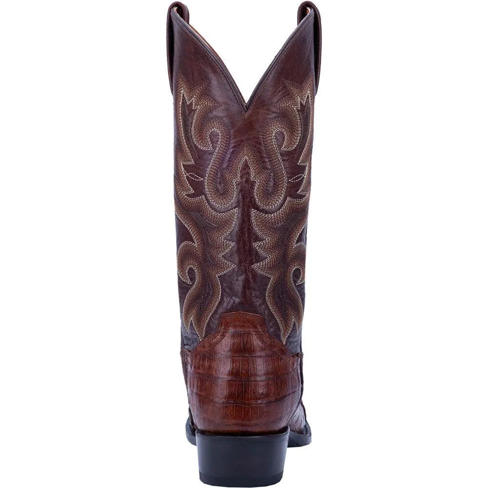 Botas de vaquero de cuero de piel de caimán para hombre Dan Post Bayou
