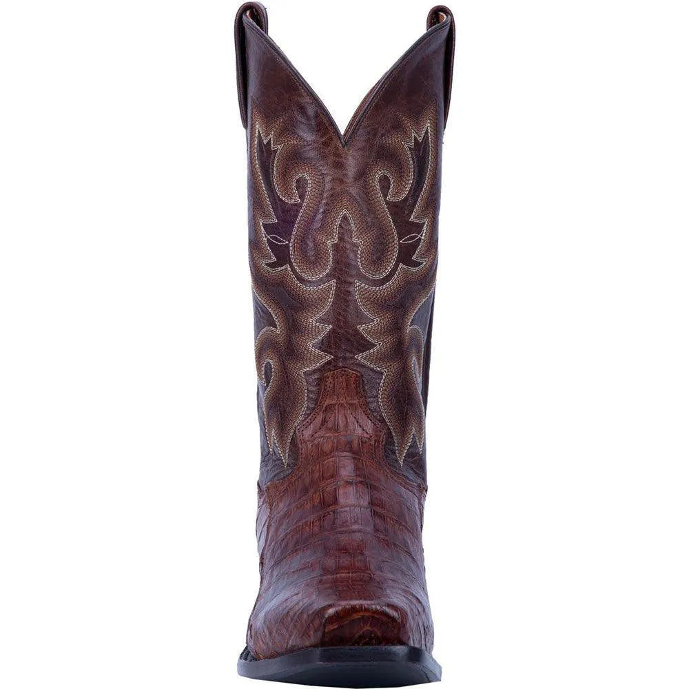 Botas de vaquero de cuero de piel de caimán para hombre Dan Post Bayou