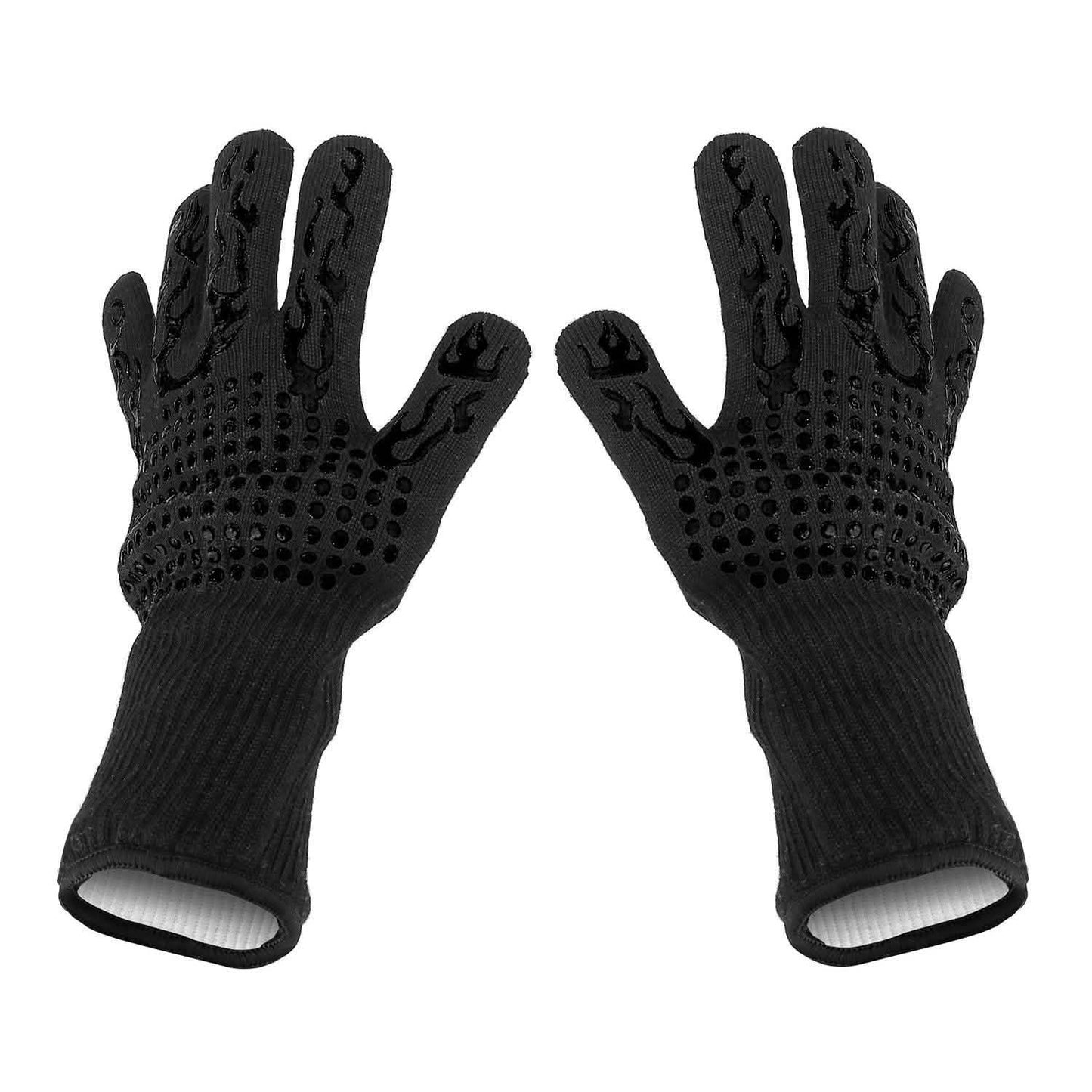 Guantes de barbacoa resistentes al calor de 1472 °F Guantes de parrilla antideslizantes