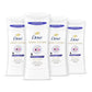 Dove Advanced Care Antiperspirant Deodorant Stick Sheer Fresh 4 Count Anti-stain antiperspirant deodorant for soft underarms 72-hour underarm odor protection and all-day sweat control 2.6 oz