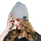Beanie with Built In Wireless Bluetooth Headphones
