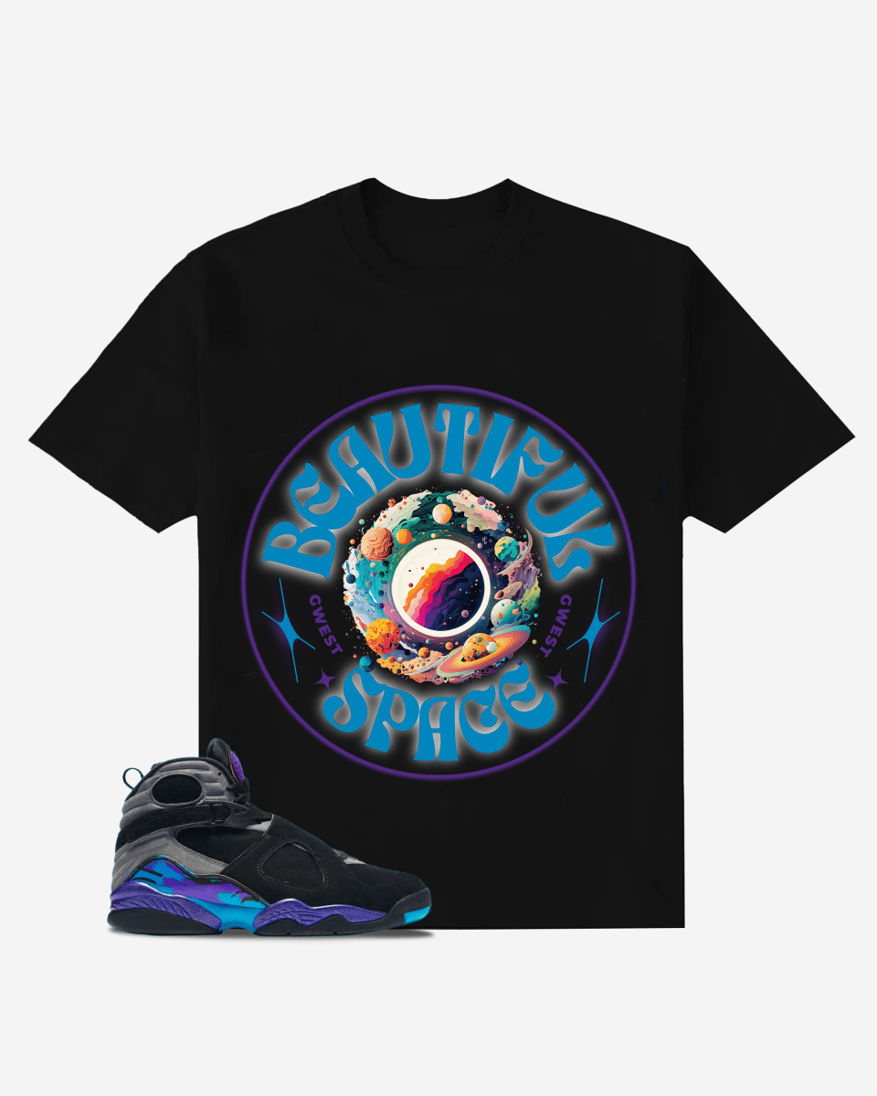 G West Beautiful Space Oversized T-Shirt Mens