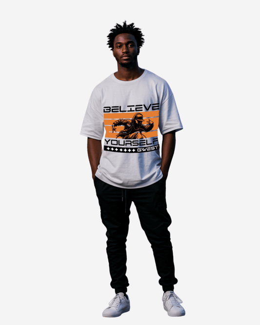 G West Believe Yourself Camiseta Extragrande Hombre
