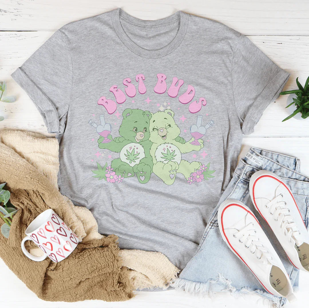 Best Buds Floral Friendship Shirt – "Best Buds"