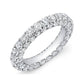 3-Row Cubic Zirconia Eternity Ring