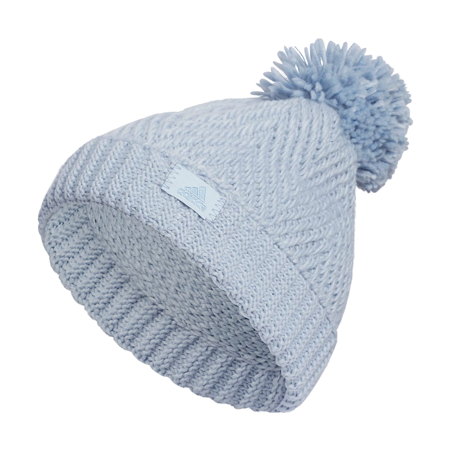 adidas Gorro de Invierno con Pompón para Niños y Niñas, Wonder Blue/Ash Blue, Talla Única