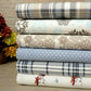 Bibb Home 100% Cotton Printed Flannel Sheet Set - Cozy, Soft, Deep Pocket Sheets