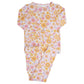 Retro Vintage Flowers Big Kid Pajama Set