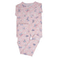 Pijama de mariposas rosadas, margaritas y bambú para niños grandes