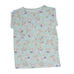 Pijama para niños grandes con estampado de cachorro bulldog francés menta