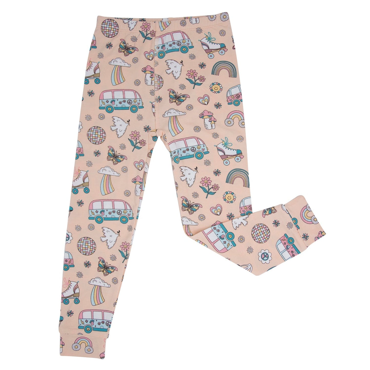 Pijama de patines retro para niños grandes