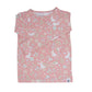 Conjunto de pijama de conejito rosa con flores para niños mayores