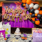 Classic Halloween Balloon Garland Kit– Black, Orange, Ghost & Bats