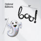 Classic Halloween Balloon Garland Kit– Black, Orange, Ghost & Bats