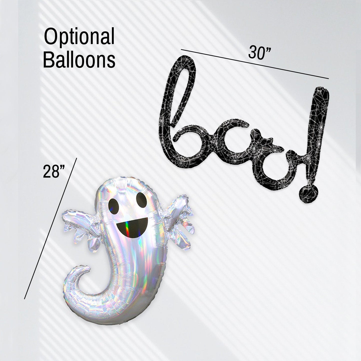 Classic Halloween Balloon Garland Kit– Black, Orange, Ghost & Bats