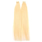 Extensiones de Cinta Adhesiva de Cabello Humano 100% Liso Rubio Crudo