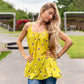 Blouse Floral Strap Top