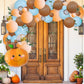 Blue Little Pumpkin Balloon Garland Kit
