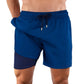 Blue Sapphire Hybrid Short, Compression Lined Swim and Resort Trunk