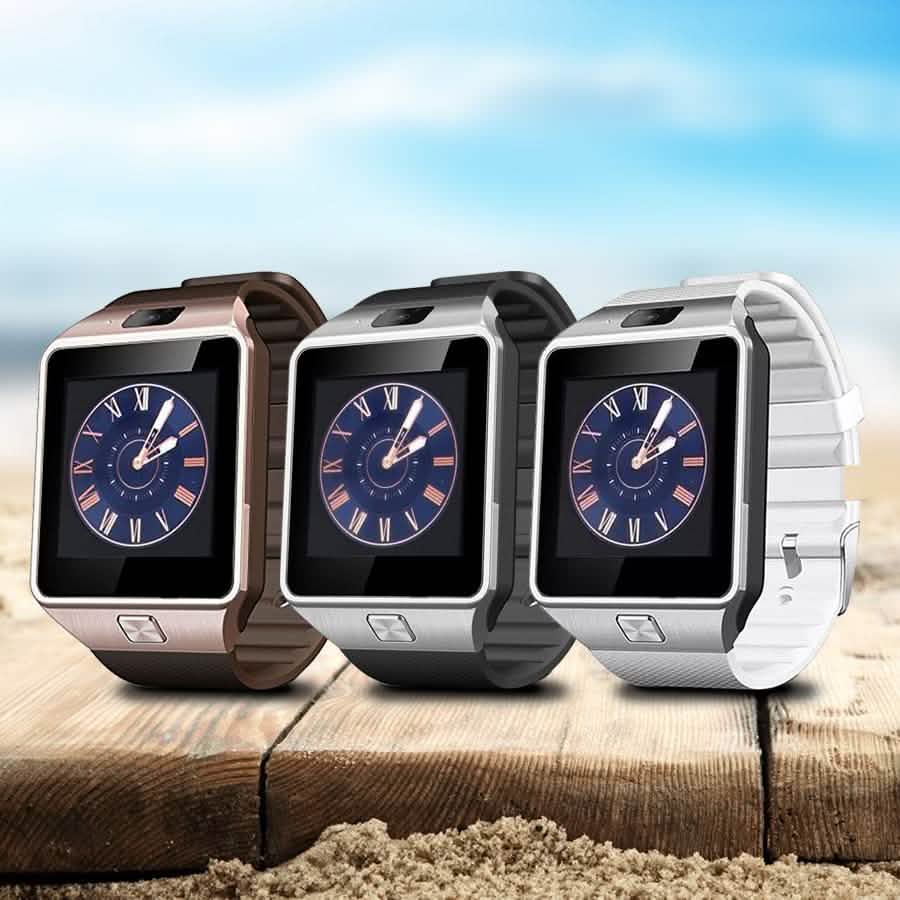 Reloj inteligente Bluetooth con cámara, podómetro, monitor de actividad y sincronización con iPhone/Android
