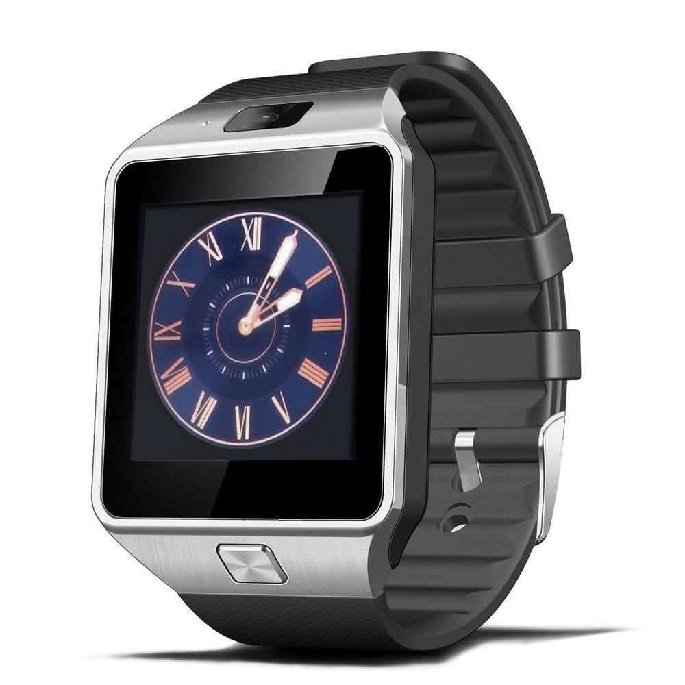 Reloj inteligente Bluetooth con cámara, podómetro, monitor de actividad y sincronización con iPhone/Android
